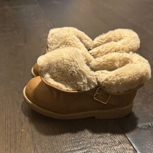 Children’s Place - Tan Fur-Lined Boots